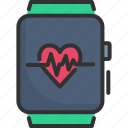device, gadget, heart rate, smartwatch, sport, technology, watch