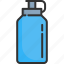 bottle, container, drink, flask, sport, travel, water 
