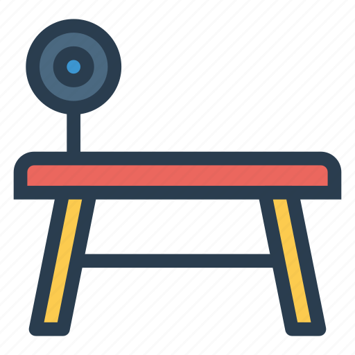 Desk, exercise, fitness, furniture, gym, table, workout icon - Download on Iconfinder