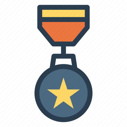 Awards, badge, gold, medal, prize, sports, star icon - Download on Iconfinder