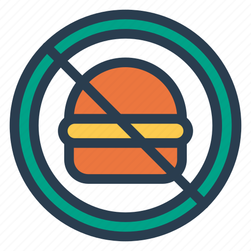 Burger, cafe, eating, food, restaurant, sign, warning icon - Download on Iconfinder