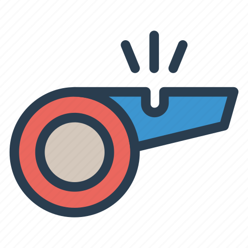 Coachwhistle, instrument, play, referee, sound, sport, whistle icon - Download on Iconfinder