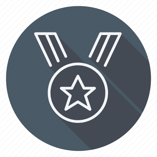Fitness, game, games, play, sport, sports, medal with star icon - Download on Iconfinder