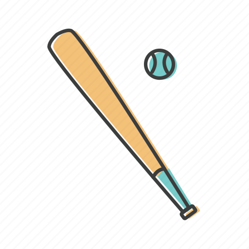 Ball, baseball, bat, hardball, hurl, sport, willow icon - Download on Iconfinder