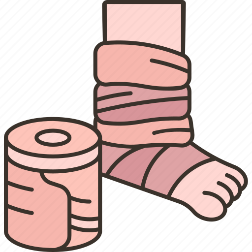 Bandage, cobane, elastic, ankle, injury icon - Download on Iconfinder