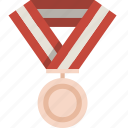 bronze, medal, prize, winner