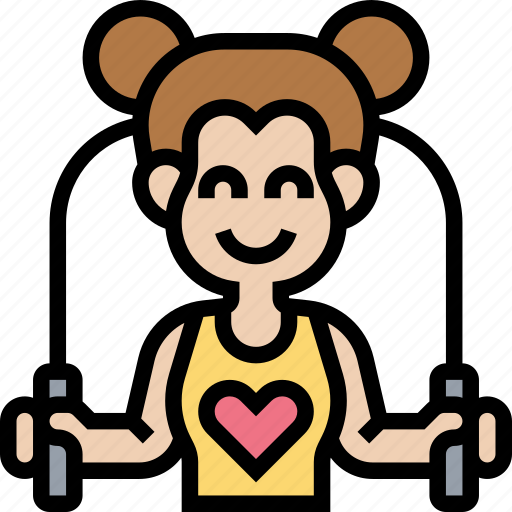 Jump, rope, athletic, exercise, fitness icon - Download on Iconfinder