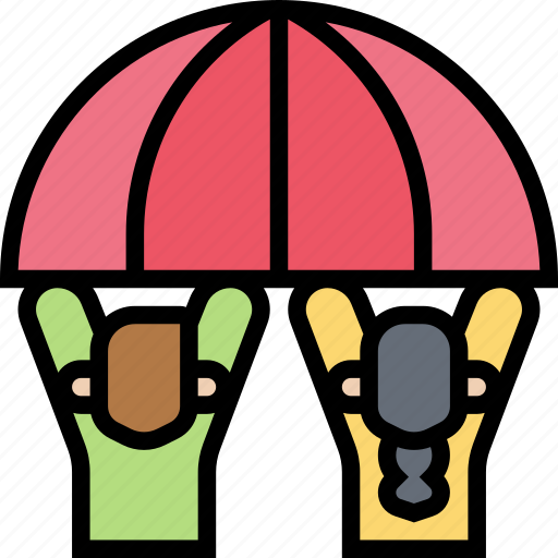 Parachute, games, kids, play, activity icon - Download on Iconfinder