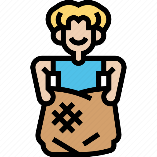 Sack, race, run, competition, activity icon - Download on Iconfinder