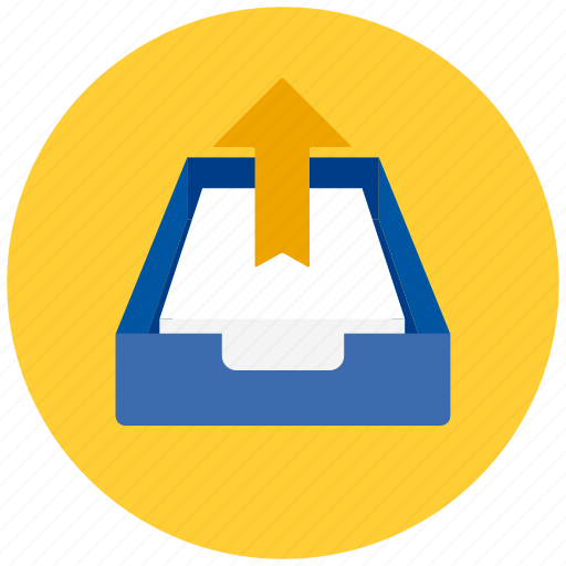 Drawer, output, documents, files, paper, papers icon - Download on Iconfinder