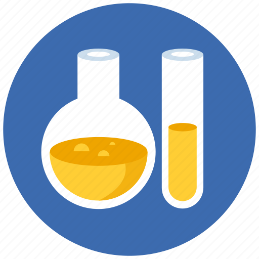 Flasks, chemistry, experiment, lab, laboratory, research, science icon - Download on Iconfinder