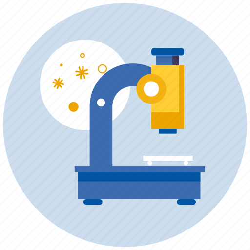 Bacteria, microscope, virus, chemistry, laboratory, medicine, science icon - Download on Iconfinder