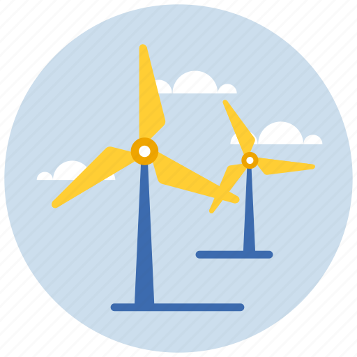 Power, wind, electricity, energy, weather, green icon - Download on Iconfinder