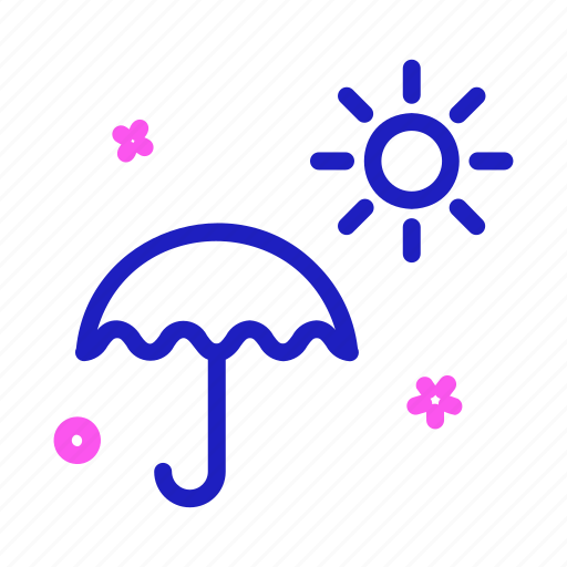 Umbrella, spring, floral, natural, season icon - Download on Iconfinder
