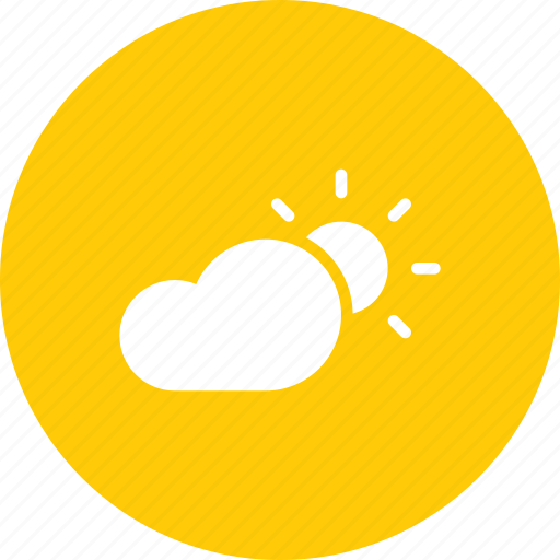 Cloud, cloudy, day, forecast, sun, sunny, weather icon - Download on Iconfinder