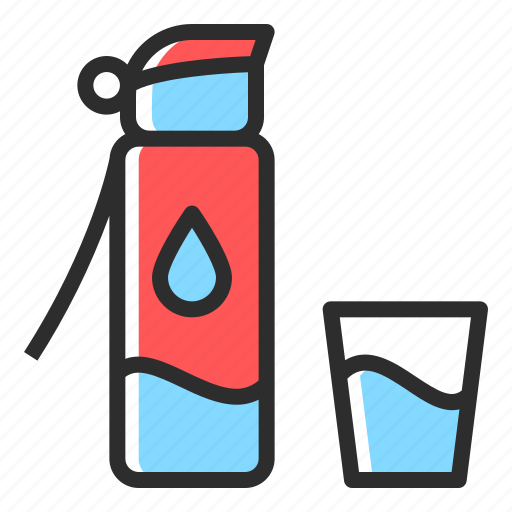 Spring, season, drink, bottle, water icon - Download on Iconfinder