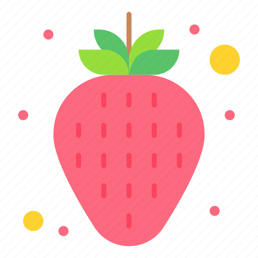 Strawberry, fruit, organic, vegetarian, red icon - Download on Iconfinder