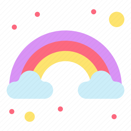Rainbow, sky, spring, weather, cloud icon - Download on Iconfinder