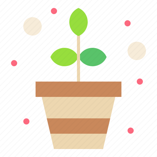 Flower, plant, pot, garden, leaf icon - Download on Iconfinder