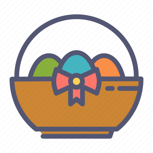 Basket, easter, egg, eggs, gift, present, spring icon - Download on Iconfinder
