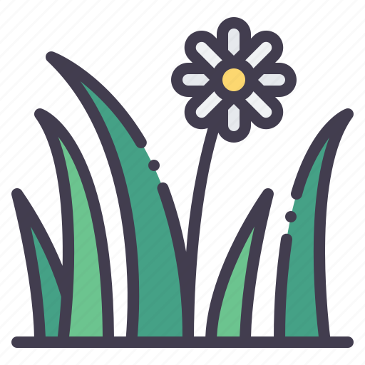 Grass, flower, garden, nature, spring icon - Download on Iconfinder