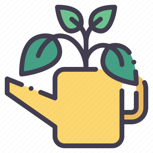 Watering, can, gardening, tool, plant icon - Download on Iconfinder