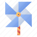 pinwheel, wind, turbine, toy, paper