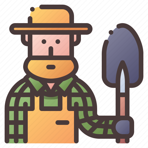 Farmer, male, man, gardener, avatar icon - Download on Iconfinder