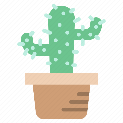 Cactus, pot, plant, garden, gardening icon - Download on Iconfinder