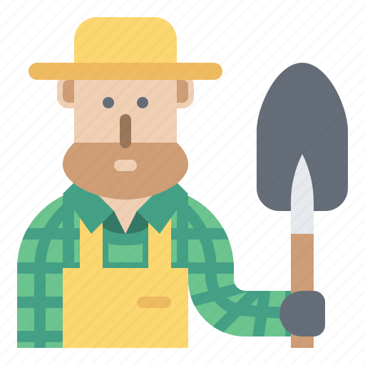 Farmer, male, man, gardener, avatar icon - Download on Iconfinder