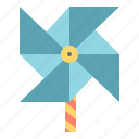 pinwheel, wind, turbine, toy, paper