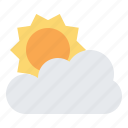 sun, sunny, cloud, weather, forecast