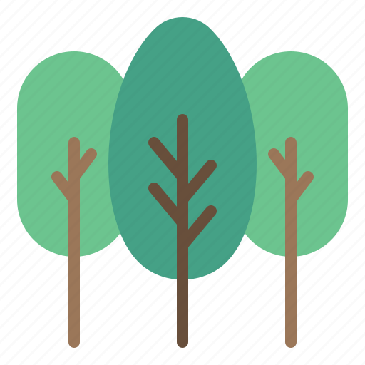 Trees, tree, forest, spring, nature icon - Download on Iconfinder