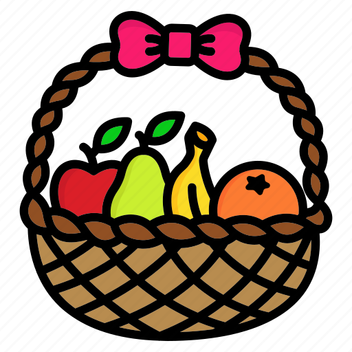 Fruit, basket, food, garden, harvest icon - Download on Iconfinder