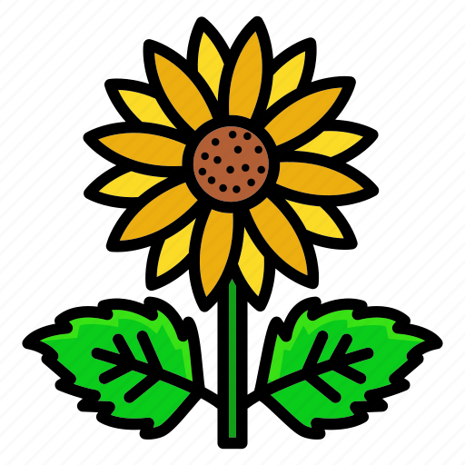 Sunflower, flower, nature, spring, sun icon - Download on Iconfinder