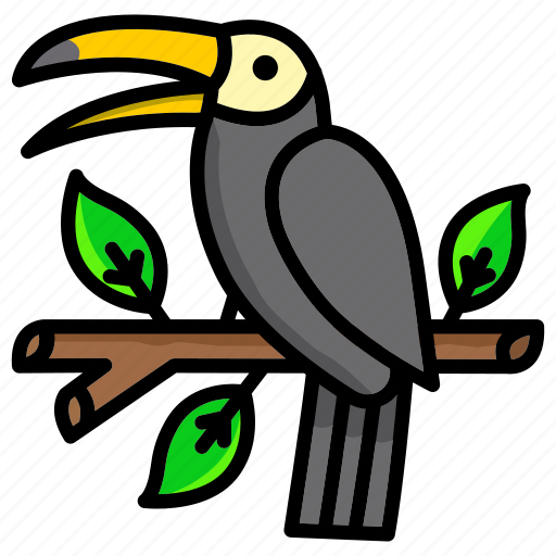 Toucan, bird, feathered, wild icon - Download on Iconfinder