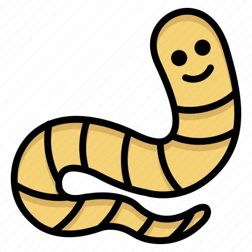 Worm, garden, insect, invertebrate icon - Download on Iconfinder