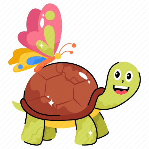 Animal, ocean, tropical, water, nature, turtle sticker - Download on Iconfinder