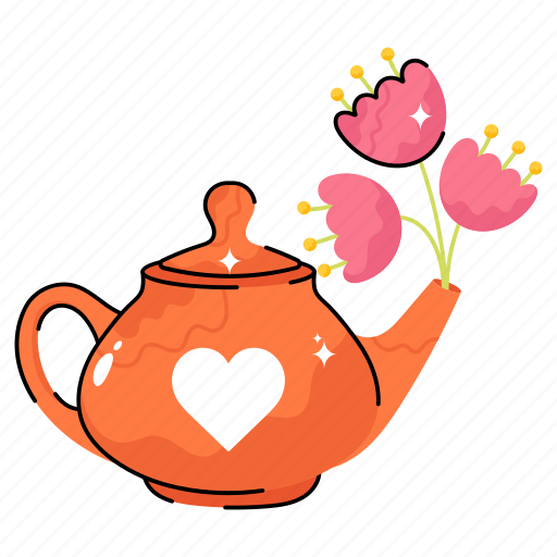 Kitchen, pot, teapot, party, breakfast sticker - Download on Iconfinder