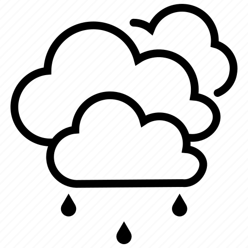 Clouds, cloudy, raining, season, weather icon - Download on Iconfinder