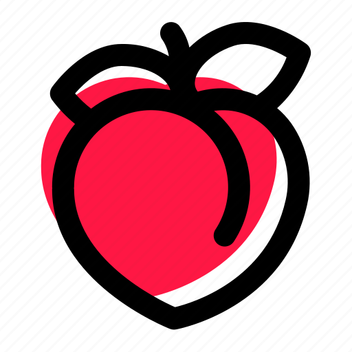Food, fresh, fruit, healthy, juicy, peach icon - Download on Iconfinder
