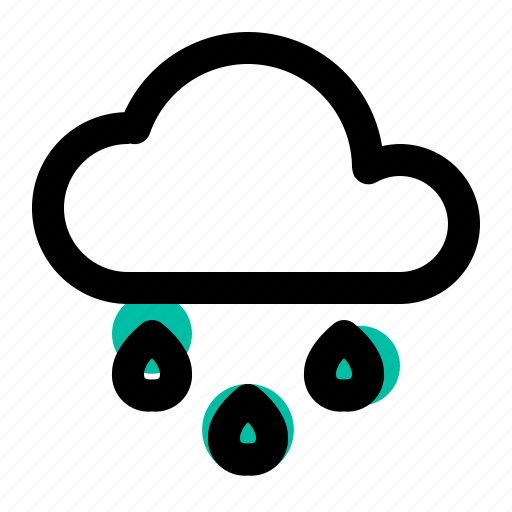 Cloud, drop, nature, rain, rainy, water, weather icon - Download on Iconfinder