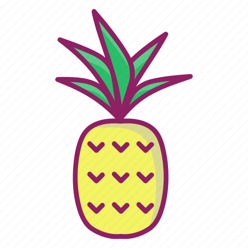 Fresh, fruit, pineapple, spring icon - Download on Iconfinder