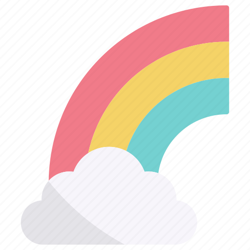 Rainbow, weather, cloud, nature icon - Download on Iconfinder