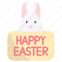 happy, easter, happy easter, celebration, easter-egg, bunny, rabbit