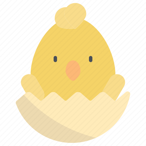 Chicken, animal, nature, easter, egg, decoration icon - Download on Iconfinder