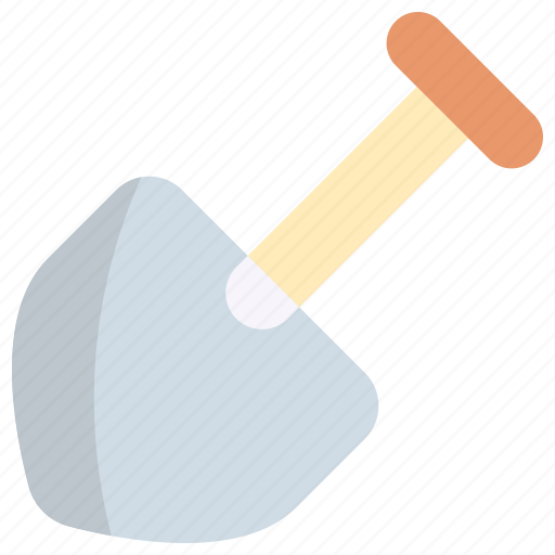 Shovel, tool, equipment, gardening, farming, agriculture, garden icon - Download on Iconfinder