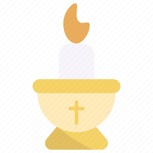 Candle, cross, religion, animal, festival, christian icon - Download on Iconfinder