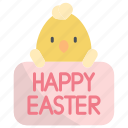 happy, easter, happy easter, celebration, easter-egg, chicken