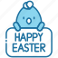 happy, easter, happy easter, celebration, easter-egg, bunny, rabbit 